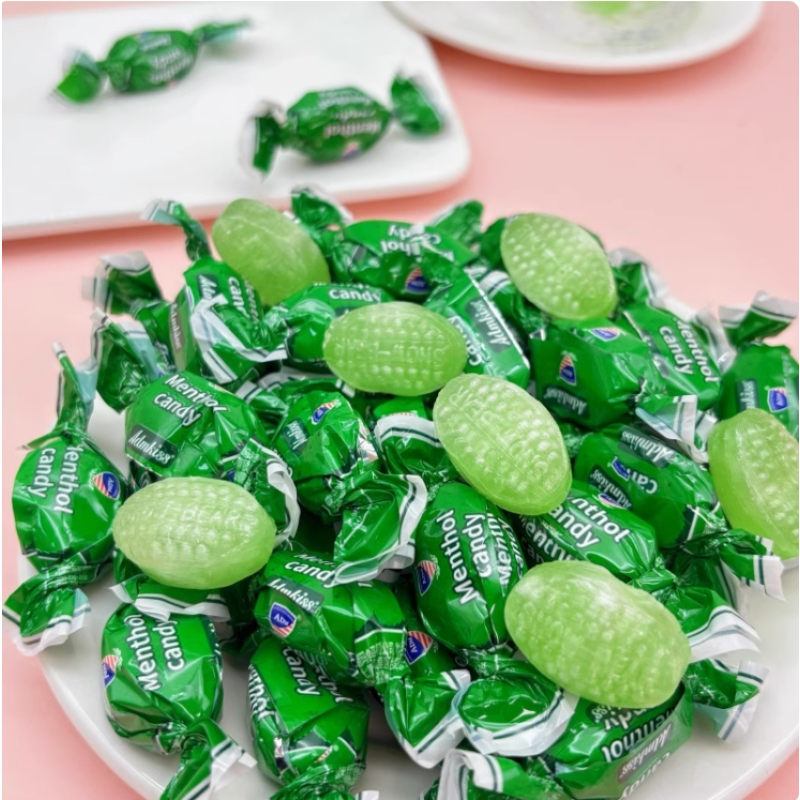 Explosive Mint Hard Candy for Weddings Business Hospitality Throat Moistening Casual Snack Menthol Candy Strong Mint Hard Sweet