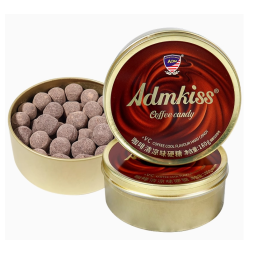 Coffee Flavored Hard Candy with Mint Taste Refreshing Snacks for Office Tin Can Cool Coffee Sweets Canned VC Mint Coffee Candy