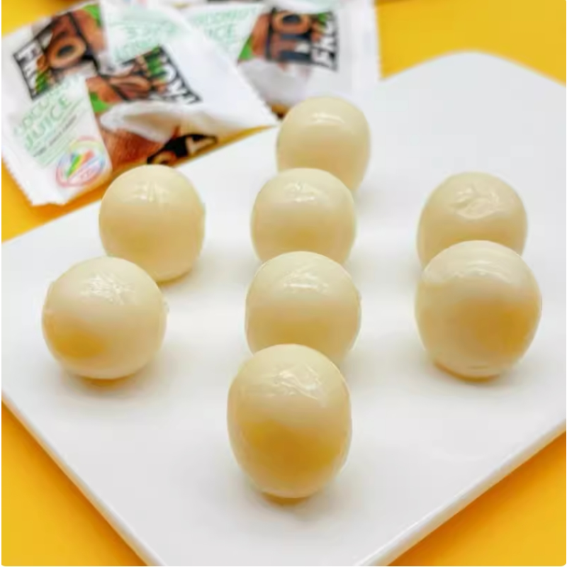 Malay Style Coconut Flavored Gummies Wedding Candies Halal Certified Soft Candy Coconut Gummy Candy Coconut Fragrant Soft Sweet