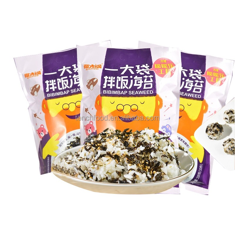 High Grade Korean Organic Dried Seaweed Flakes Sushi Nori Bibimap Rice Mate for Kids Roasted and Dried Processed
