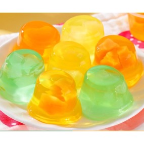 Children's Fruit-Flavored Jelly Capsules Internet Celebrity Snacks Mixed Fruity Jelly Cups Bulk Fruit Pulp Jello