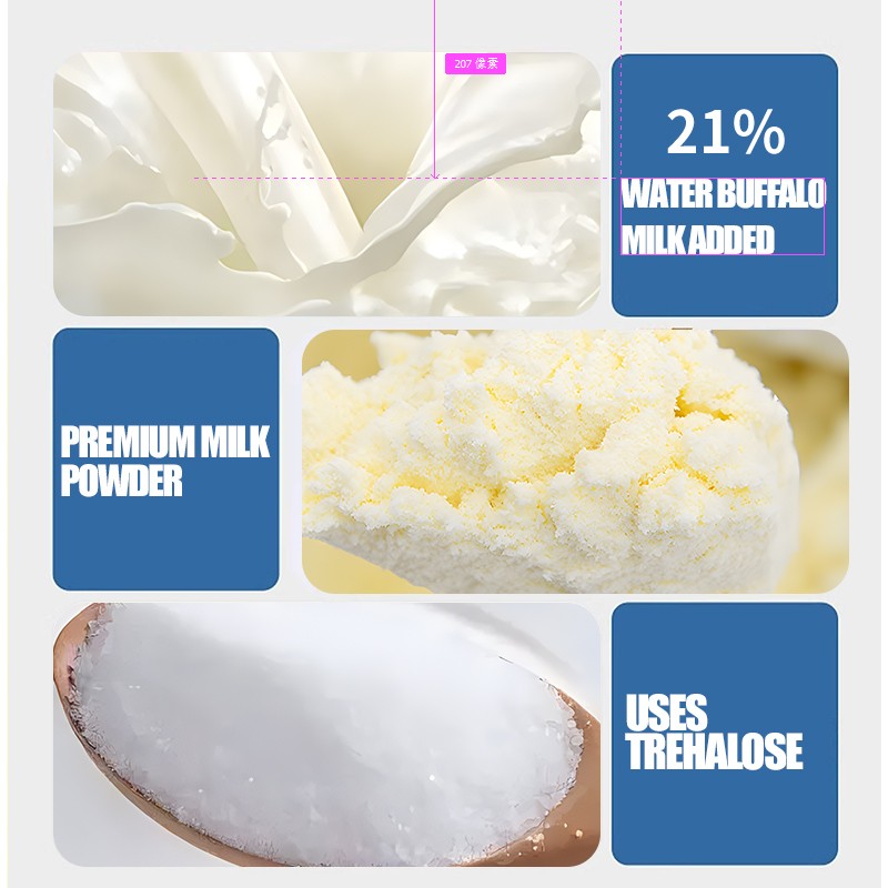 New Arrival Water Buffalo Milk Protein Bar Cake Stick Bread Soft Cake Pastry Stuffed Cake in Bulk Box