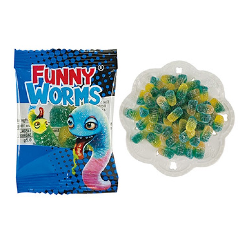 Factory Colorful Bulk Mix Vitamin Halal Gummy Candy Fruity Flavor Funny Sweet Sour Chews Jelly Candy