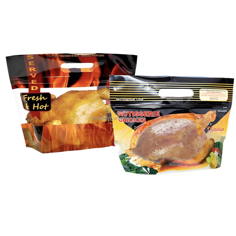 Plastic Vacuum Pack Meat Chicken Food Bags Biodegradable BPA Free Custom Food Packing Vacuum Bag