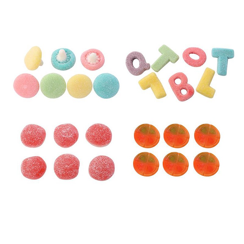 Cute Shape Portable Snacks Sour Sugar Coating Bombs Candy Vegetable Gummy Hard Candy Halal Certified Box Sweet Flavor Lollipop
