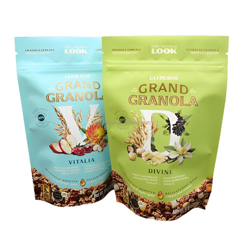 Doypack High Barrier Nuts Stand up Zipper Pouch for Dried Fruit Food Packaging