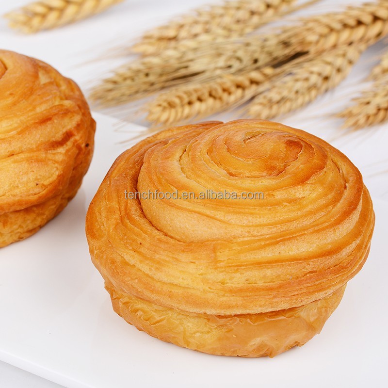 2500g Hot Selling  Bulk Boxed Soft and Sweet Hand Torn  Thousands of Layers Wheat Bread Cream Butter Flavor for Breakfast Snacks