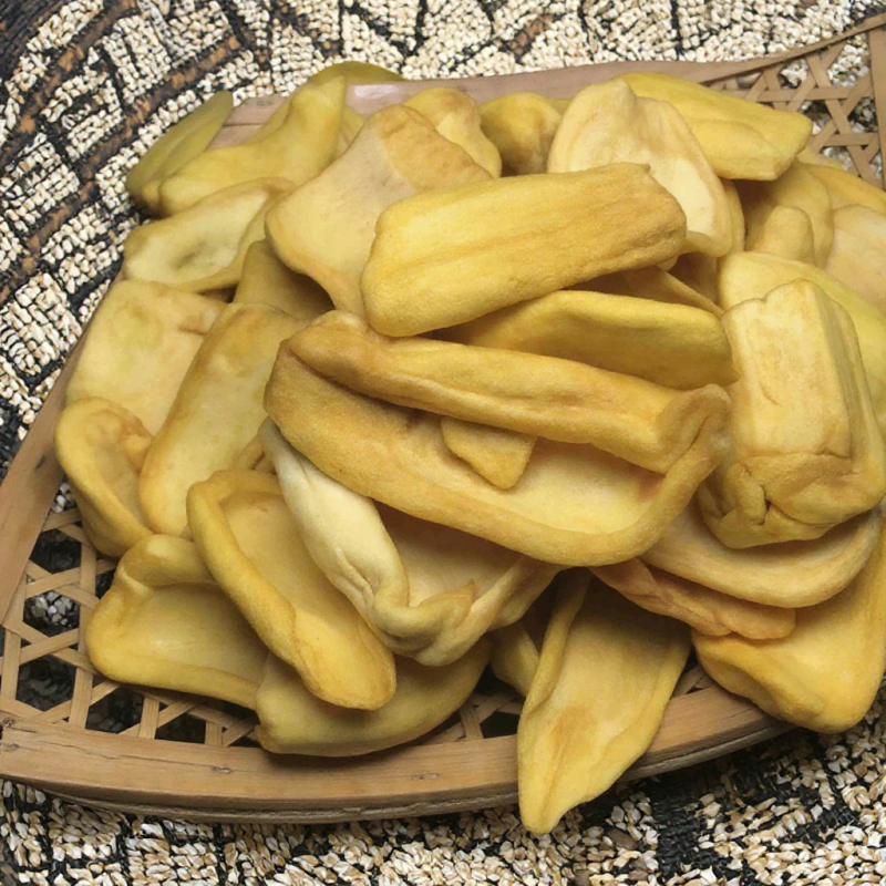Wholesale Healthy Instant Dried Dried Jackfruit Chips ECO Crunchy Mixed Dried Fruits and Vegetable  Snacks Freeze Fruit Custom