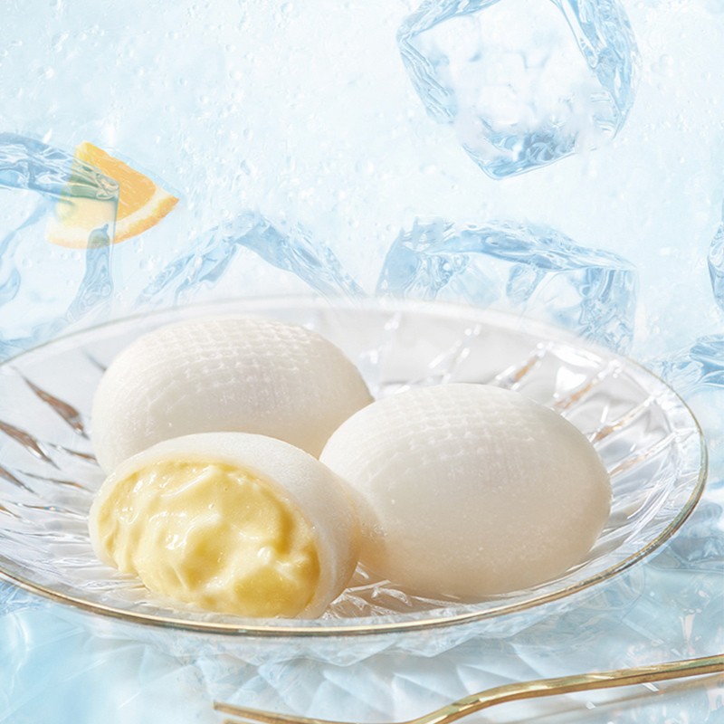 Durian Flavor Chinese Dim Sum Qiao FuTuan Durian-stuffed Glutinous Rice Balls Healthy Snacks