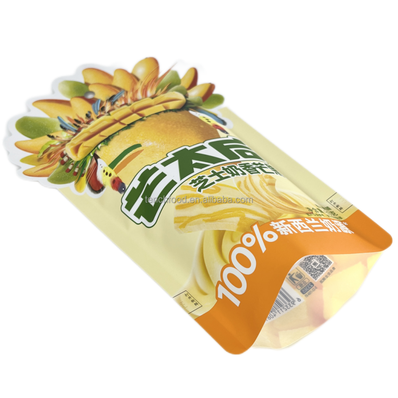 Eco-Friendly Malar Dried Cranberry Packaging Stand-Up Pouch Heat Seal Handle Attractive Design Plastic Food Bag for Baby Food