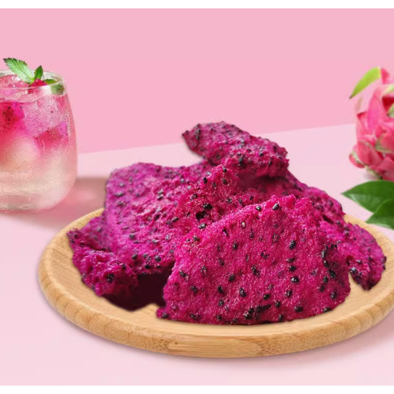 Bulk Freeze Dried Pitaya Sublimated Fruit Sample Free Wholesale Freeze Dried Dragon Fruit Direct FD Fruit Factory Custom Package