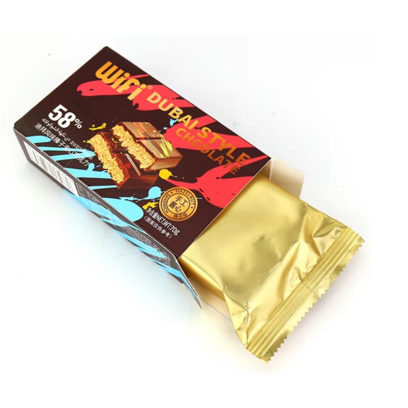 Dubai Chocolate Factory Offering OEM Services Supports Customized Flavors Packaging Logos for Bulk Orders Halal Certified Snack