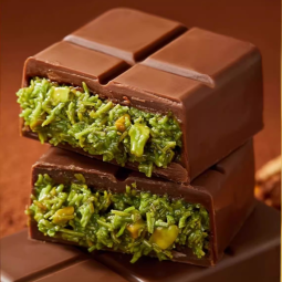 Dubai Chocolate Factory Offering OEM Services Supports Customized Flavors Packaging Logos for Bulk Orders Halal Certified Snack