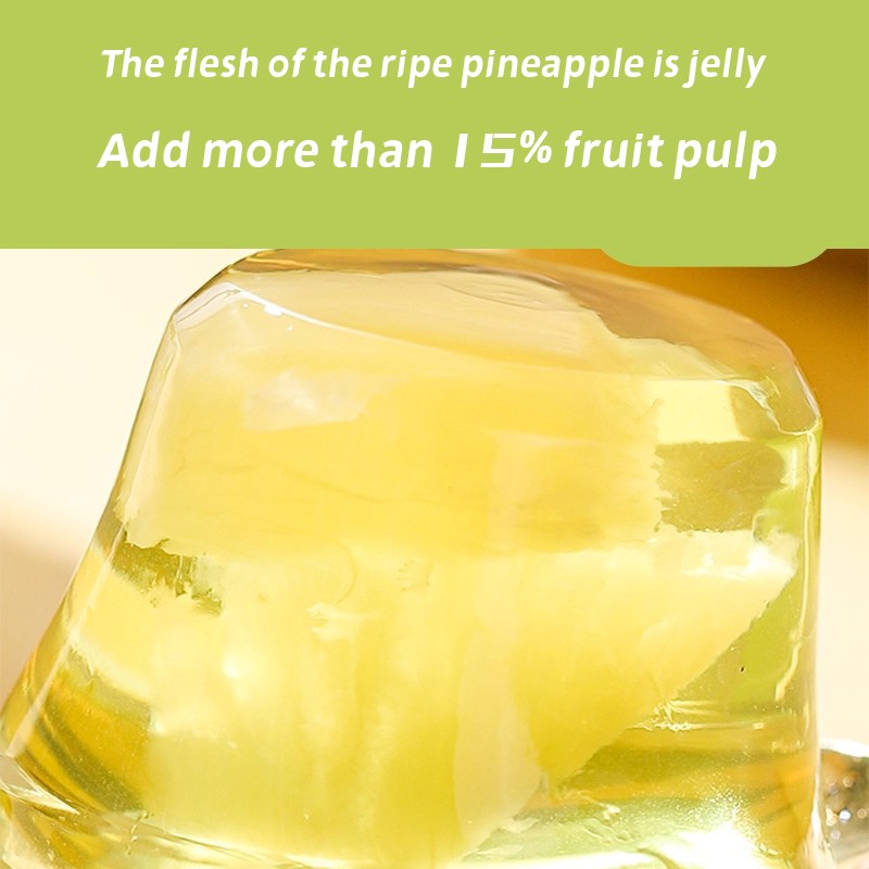 Children's Fruit-Flavored Jelly Capsules Internet Celebrity Snacks Mixed Fruity Jelly Cups Bulk Fruit Pulp Jello