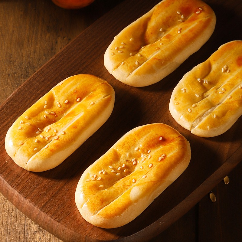 Chinese Traditional Pastry Delicious Snack Sweet Glutinous Rice Cake Lao Po Bing Pies Wife Cake