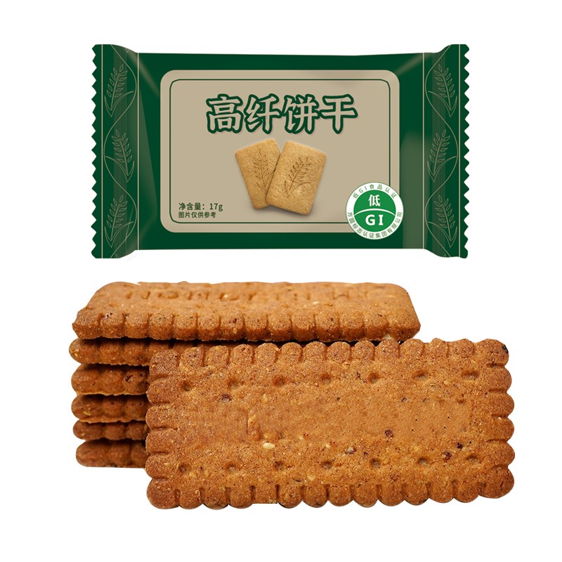 High Fiber Coarse Grain Breakfast Cereal-Munchy Crisp Rice Cake Healthy Biscuit Pastry