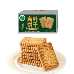 Crunchy Biscuit Snacks Food Coarse Grain Biscuit Wholesale Low GI Sugar-free Barley Coarse Grain Biscuit