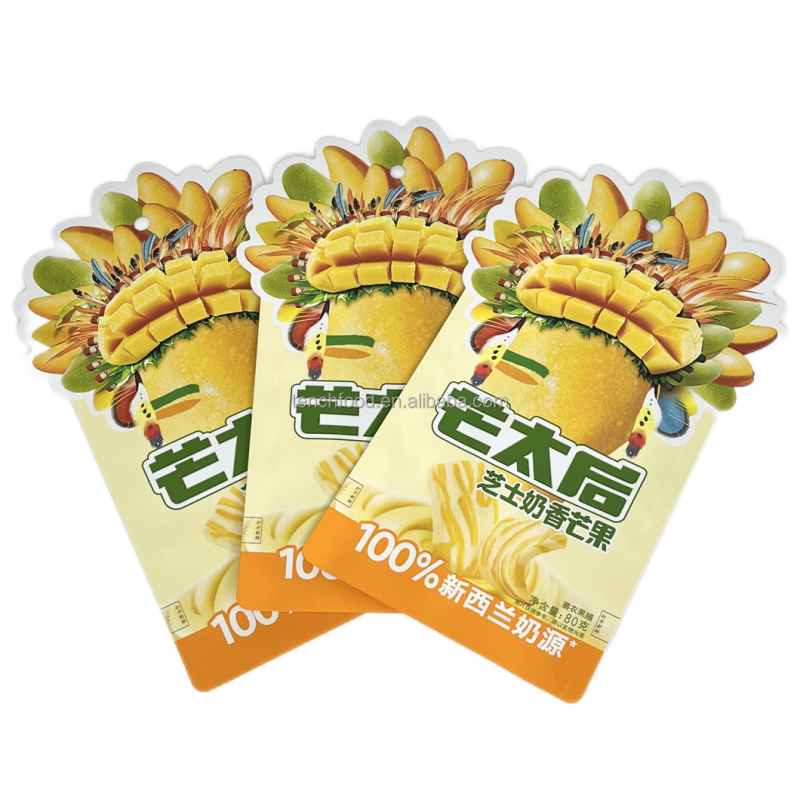 Eco-Friendly Malar Dried Cranberry Packaging Stand-Up Pouch Heat Seal Handle Attractive Design Plastic Food Bag for Baby Food