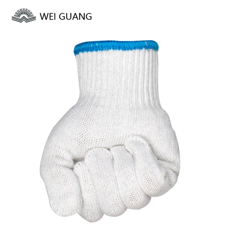 White Cotton Gloves Supplier - Knitted Work Gloves Bulk