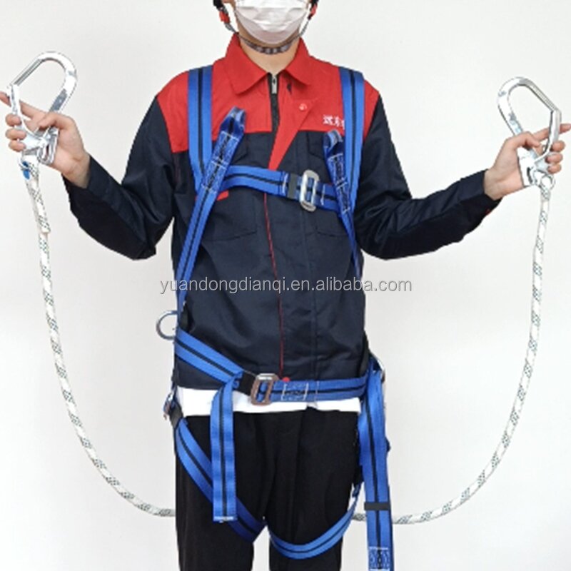 5 Point Safety Harness Supplier - Double Lanyard for Height