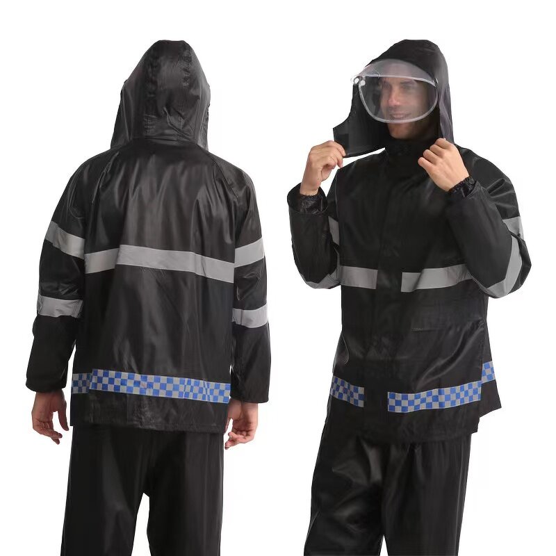 Transparent Raincoat Factory - Long Sleeve Reflective Vest