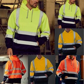 Reflective Jacket Manufacturer - Safety Hoodie for Construction
