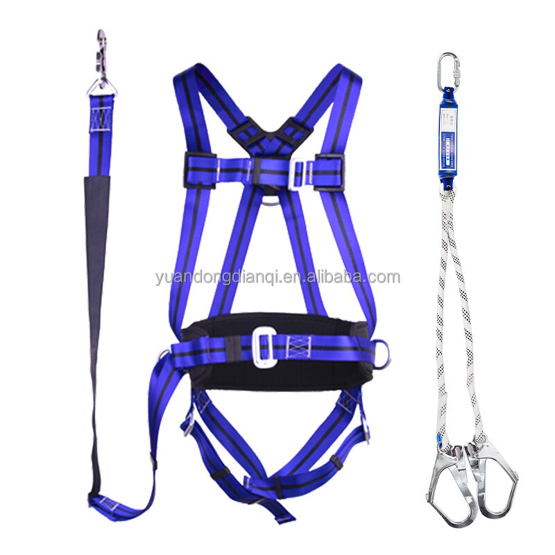 5 Point Safety Harness Supplier - Double Lanyard for Height