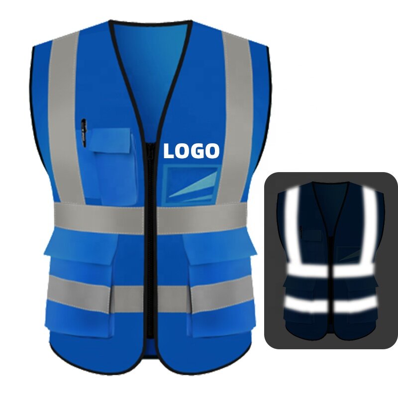 Safety Vest Supplier - Custom Logo & Multi-Pocket Design