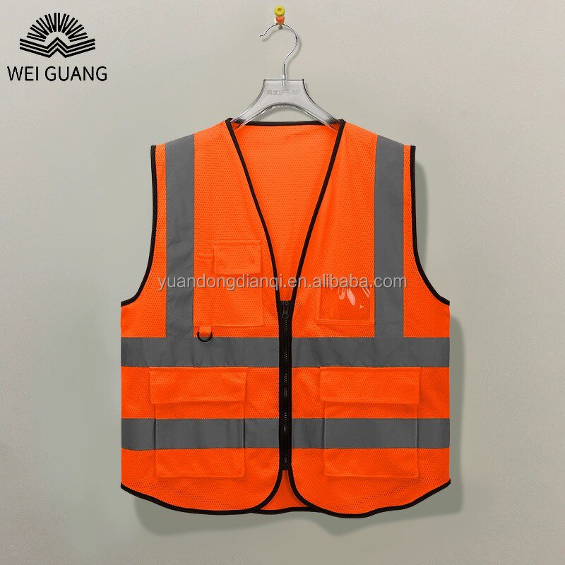 Reflective Safety Vest Manufacturer - Professional with Pockets