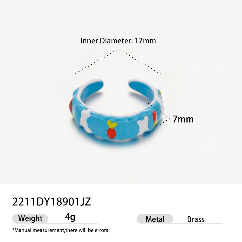 Enamel Ring Factory - Irregular Stacking Heart Rings