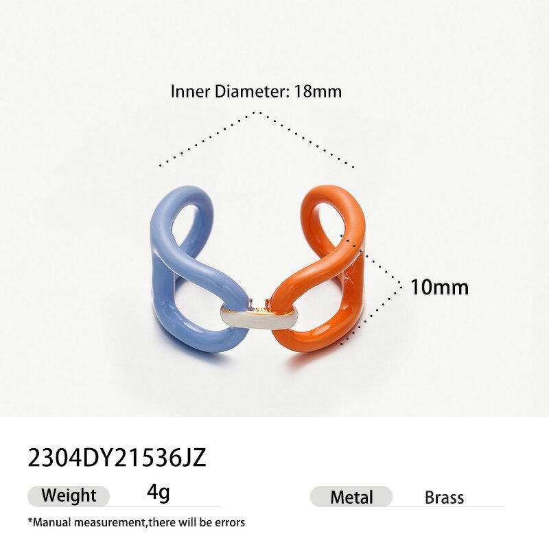 Adjustable Ring Manufacturer - Bowknot Oil Drip Enamel Ring