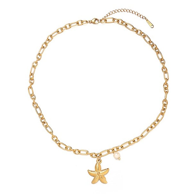 Pendant Necklace Factory - Ocean Starfish Pearl Necklace