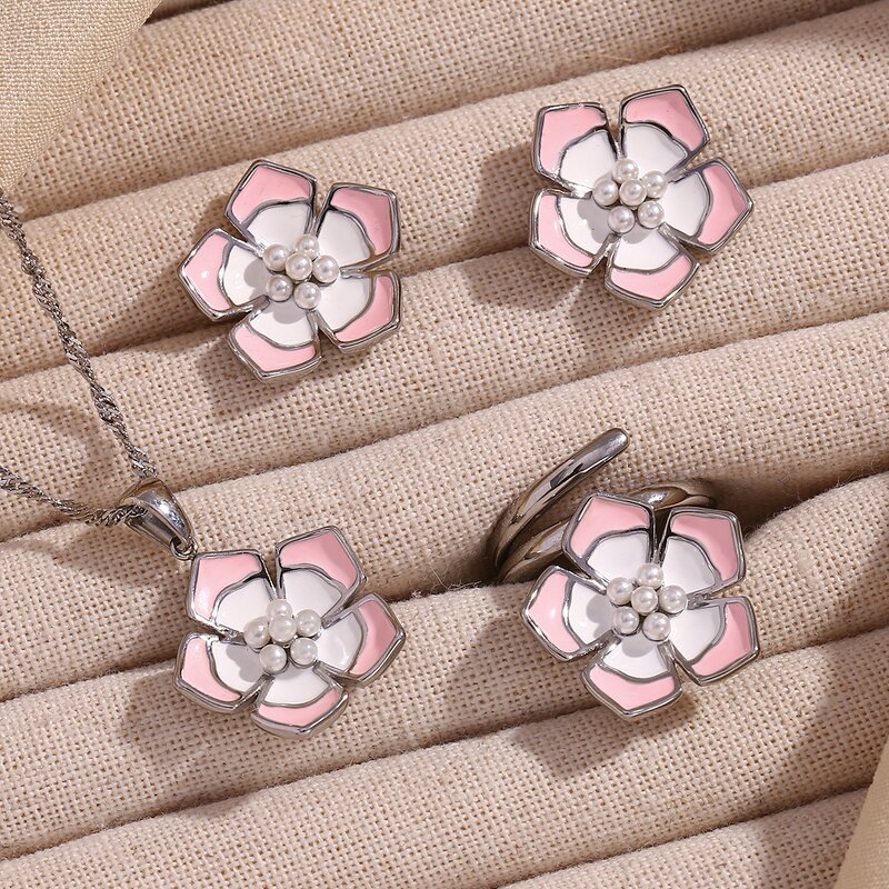 Roman Number Jewelry Set Manufacturer - Diamond Crystal Set