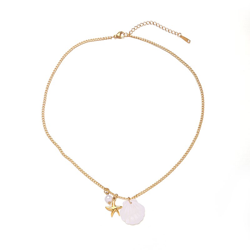 Starfish Necklace Manufacturer - Summer Shell Pendant Necklace