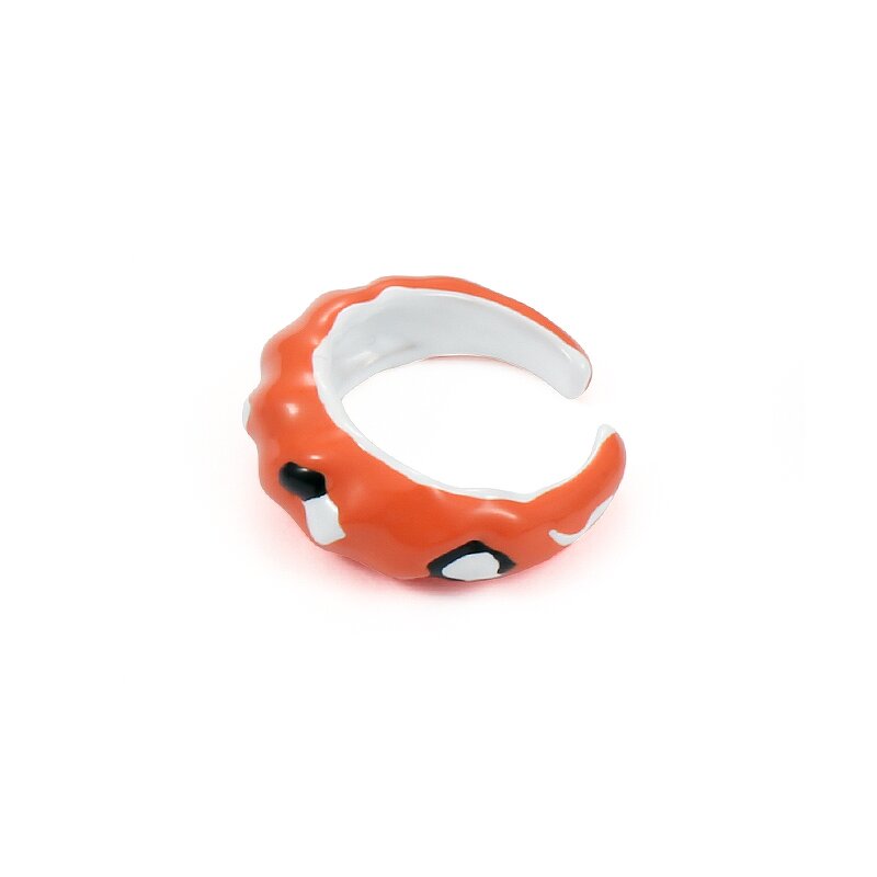 Enamel Ring Manufacturer - Colorful Opening Y2K Ring