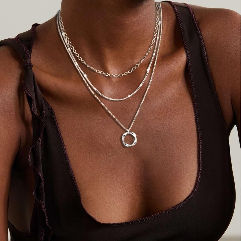 Paperclip Necklace Manufacturer - O Round Wave Choker