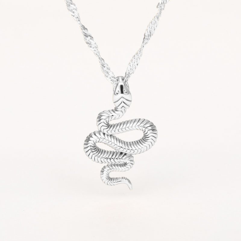 Snake Pendant Necklace Supplier - Twisted Chain Charm Necklace