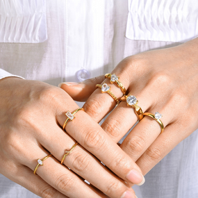 Hollow Earrings Supplier - Retro Flower Gold Earrings