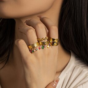 Zircon Ring Supplier - Wedding Engagement Ring Gift