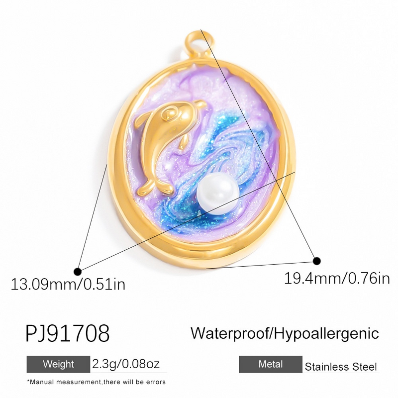 DIY Jewelry Pendant Manufacturer - Gold Plated Pearl Pendants