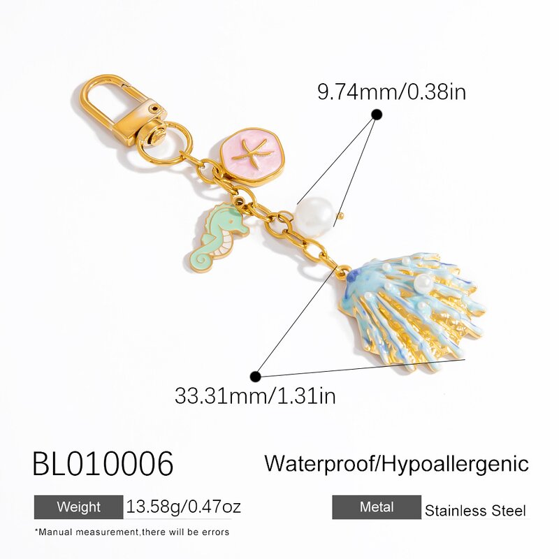 Seashell Pendant Supplier - DIY Conch Zircon Charm