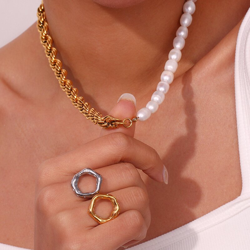 Punk Jewelry Set Supplier - Chunky Choker Earrings Bracelet