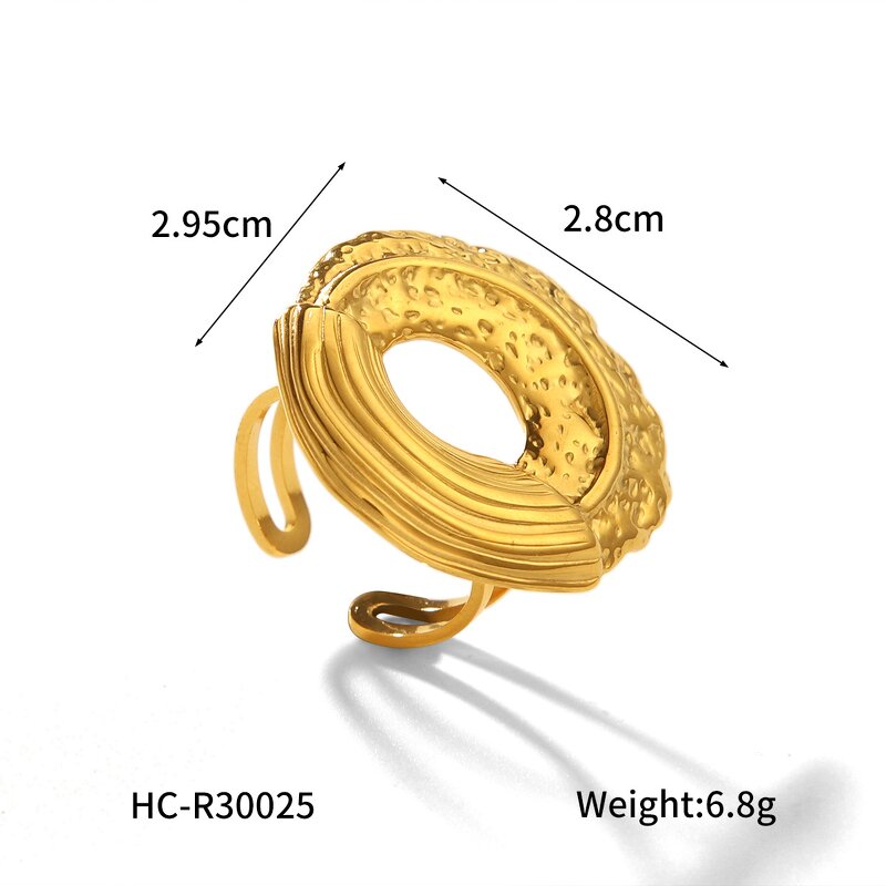 Chunky Ring Factory - Exaggerated Geometric Opening Ring