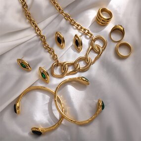 Jewelry Set Factory - Waterproof Anti-tarnish Silver Set