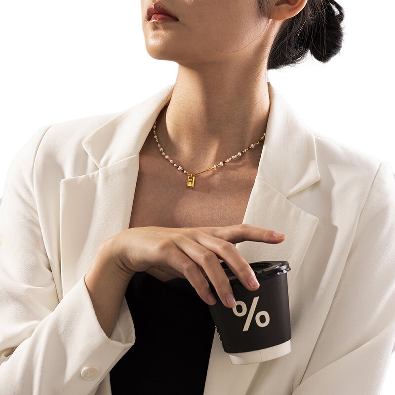 Choker Necklace Supplier - African Turquoise Charm Necklace