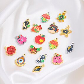 DIY Pendant Manufacturer - Palm Elephant Eye Zircon Pendant