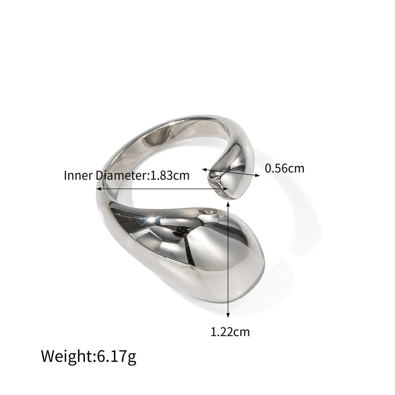 Adjustable Ring Manufacturer - Geometric Drop Fashion Ring