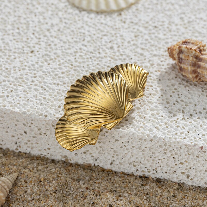 Hair Clip Factory - Ocean Starfish Shell Hair Clip
