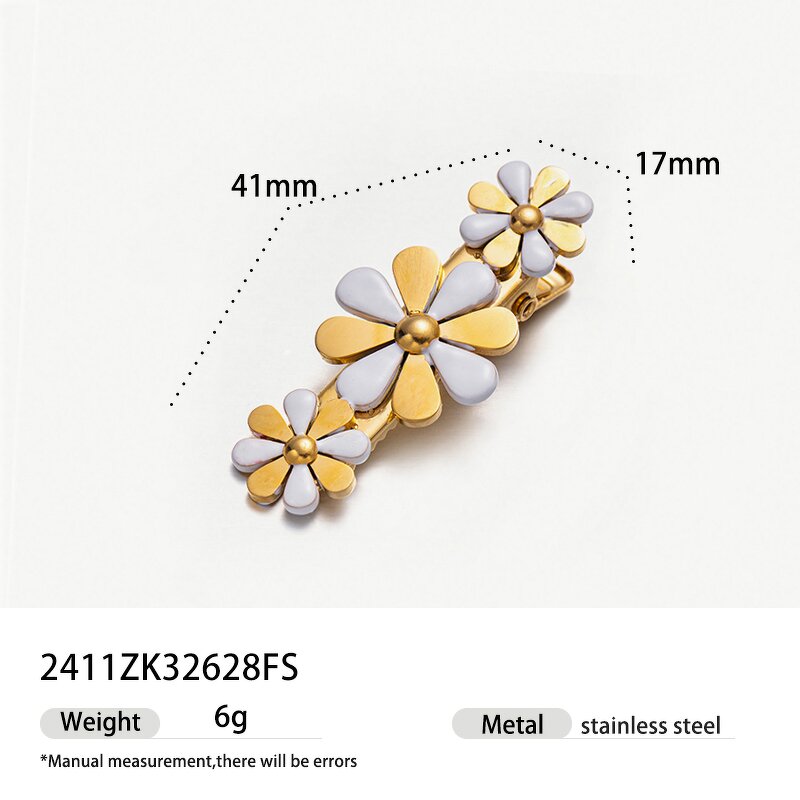 Hair Clip Supplier - Enamel Shell Starfish Hair Clip