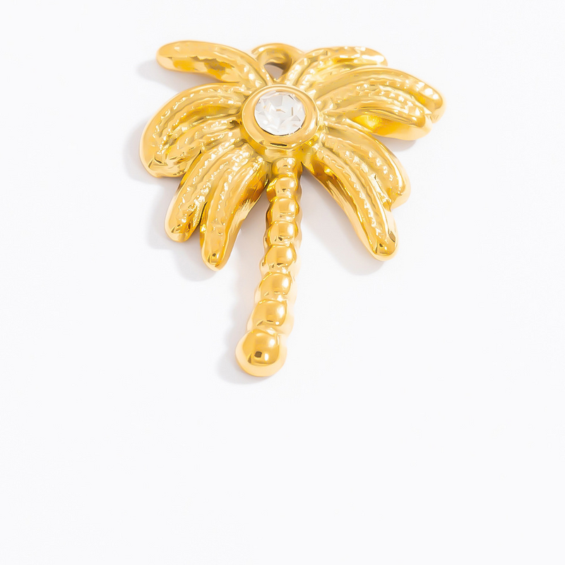 Bracelet Pendant Supplier - Iced Out Gold Charm Pendant